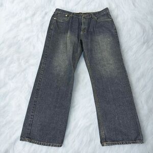 Lokal Jeans Company Men’s 38x32 Tag 37x30 measured Blue Denim Jeans Straight